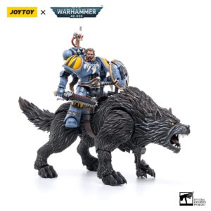 JoyToy Warhammer 40K 1/18 Space Wolves Thunderwolf Cavalry Frode Action Figure Warrior Joy toy Models