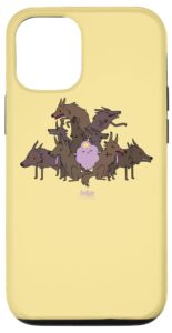 iphone 14 adventure time lumpy space princess and wolves case