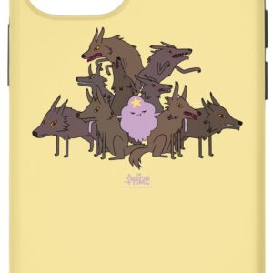 iPhone 14 Adventure Time Lumpy Space Princess and Wolves Case