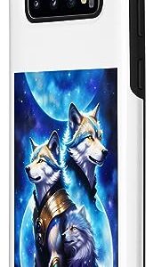 Galaxy S10 Cosmic Wolves, Sci Fi Wolf, Space, animals Case