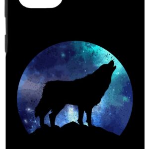 Galaxy S20+ Wolf Galaxy Space Cosmic Howling Wolves Wolf Lover Gift Case