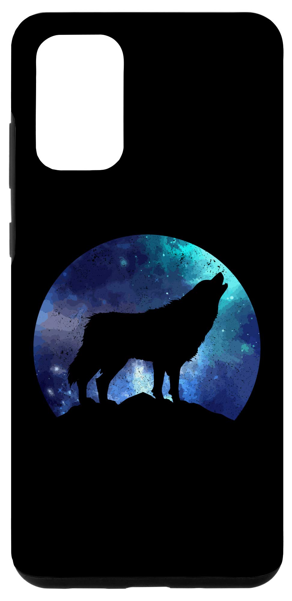 Galaxy S20+ Wolf Galaxy Space Cosmic Howling Wolves Wolf Lover Gift Case