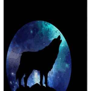 Galaxy S20+ Wolf Galaxy Space Cosmic Howling Wolves Wolf Lover Gift Case