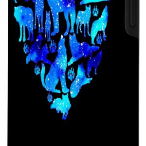 iPhone SE (2020) / 7 / 8 Wolf Lover Valentine Heart Just Girl Who Loves Wolves Space Case