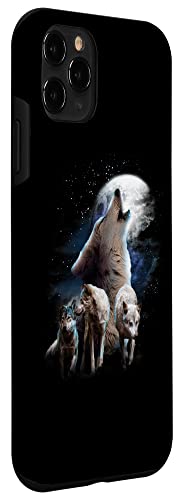 iPhone 11 Pro Space Wolves Cosmic Snow Wolf Howling At Moon Case