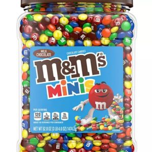 M&M’S Minis Milk Chocolate Candy Resealable Bulk Jar (52 oz.)