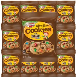 Keebler M&M Cookies, 1.6oz Pouches, 12 Count with Bay Area Marketplace Napkins