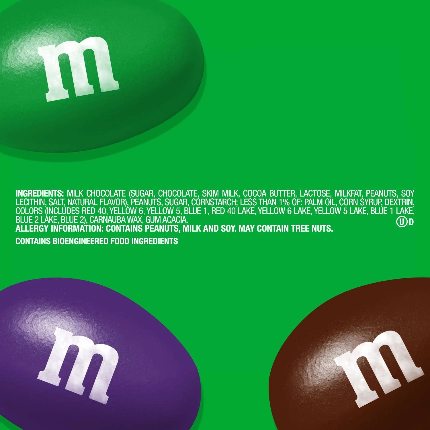 M&M'S Limited Edition Peanut Milk Chocolate Candy, featuring Purple Candy Bulk Jar (62 oz.)