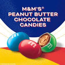 M&M'S Peanut Butter Chocolate Bulk Candy Jar | 55 oz. Each; 110 oz. Total (2 Pack)_AB