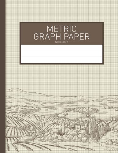 Metric Graph Paper: Graph Paper Notebook with Quad-ruled pages | MM Graph Paper (1mm x 10mm) Scientific Lab Notebook for math, science, technology | ... | Notebooks for Students with design cover