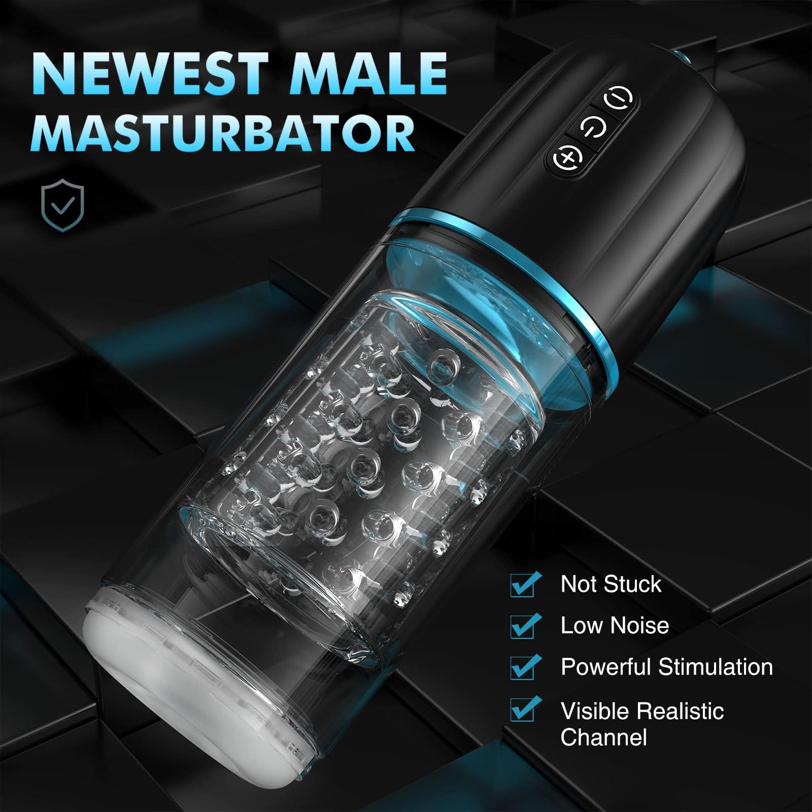 EORONE Male Sex Toys for Men Male Masturbator - Male Sex Toy for Men Adult Toys with 7 Thrusting & Rotating, 50dB Quiet Hands Free Pocket Pussy Stroker, 3D Sleeve Mens Sex Toys Adult Sex Toys & Games