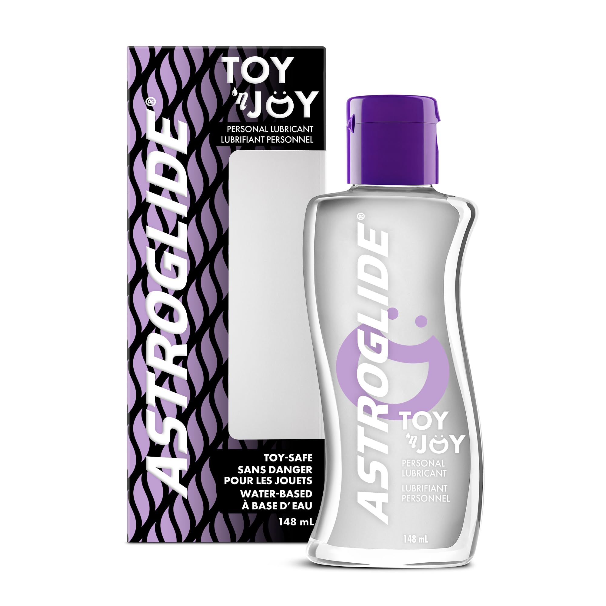 Astroglide Water Based Lube (5oz), Toy 'n Joy Personal Lubricant for Male and Female Sex Toys