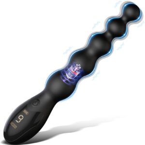 Male Sex Toys Anal Beads Butt Plug - Adult Toys Anal Toys Sex Toys for Men Adult Toy Sex Toy Anal Vibrators Graduated & Display Design Anal Toys Dildo Prostate Massager with 9 Vibration Modes