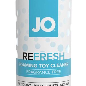 JO Refreshing Toy Foaming Cleaner, Advanced Hygienic Formula Safely and Effectively Cleans Intimate Toys, 7 Fl Oz