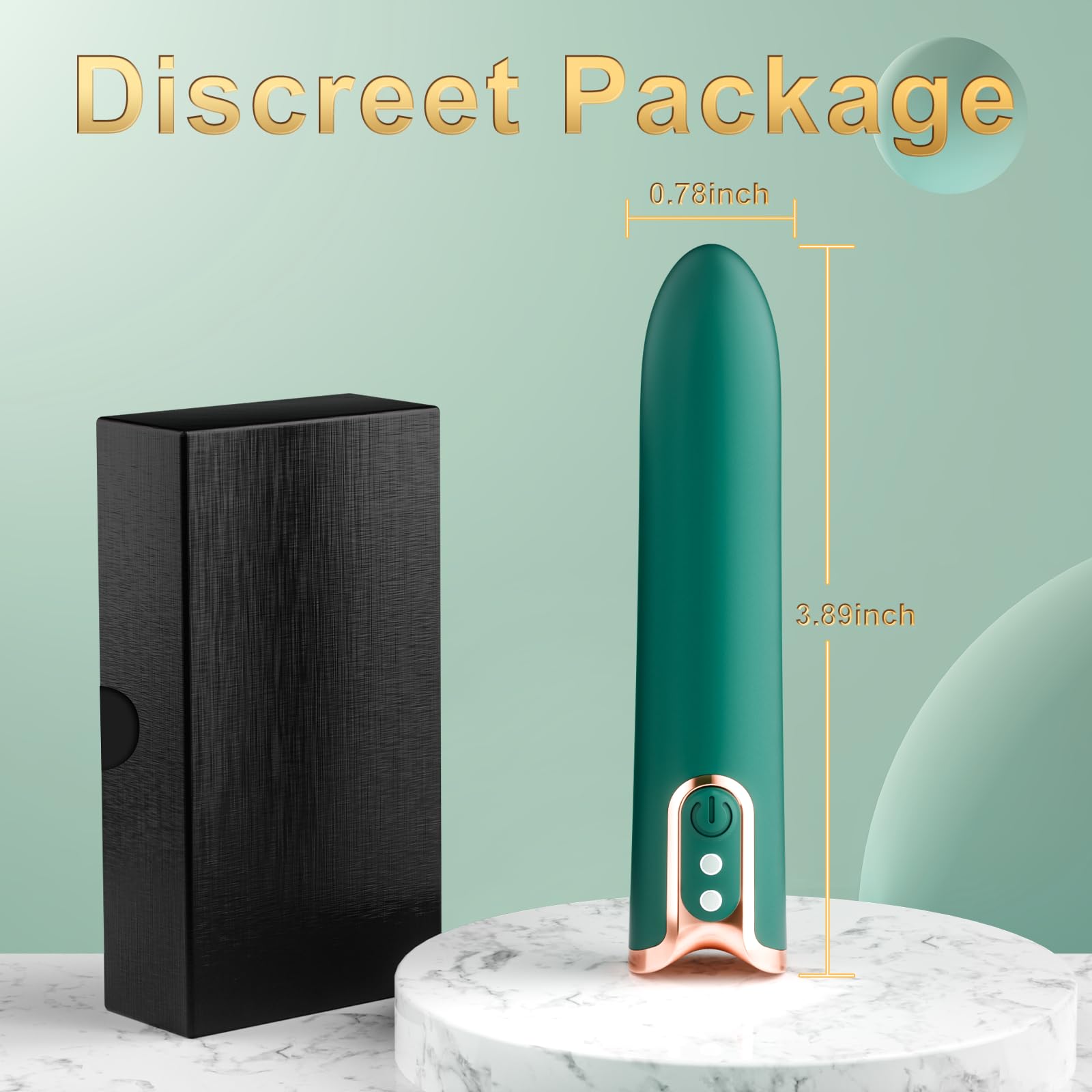 Adult Sex Toys for Women Bullet Vibrator - Clitoral G spot Sex Stimulation with 10 Vibrating Modes, Rechargeable Mini Finger Vibrator Female Sex Toys Vibrators for Couple Adult Toys & Games