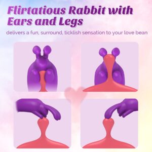 Sex Toys for Women Rabbit Vibrator - Adult Toys G Spot Vibrator, MEANINS Quiet Vibrators Dildo, Female Vibrator Sex Toy with Clitoris Stimulator, Sexual Pleasure Tools, Juguetes Sexuales Vibradores