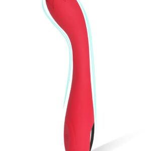 Alovegarden Clitoral G-Spot Powerful Rose Vibrator, Waterproof Dildo Clit Stimulator with 10 Vibration Modes, Softer and Flexible Sex Toy for Women, Clitoral Vibrator (Red)