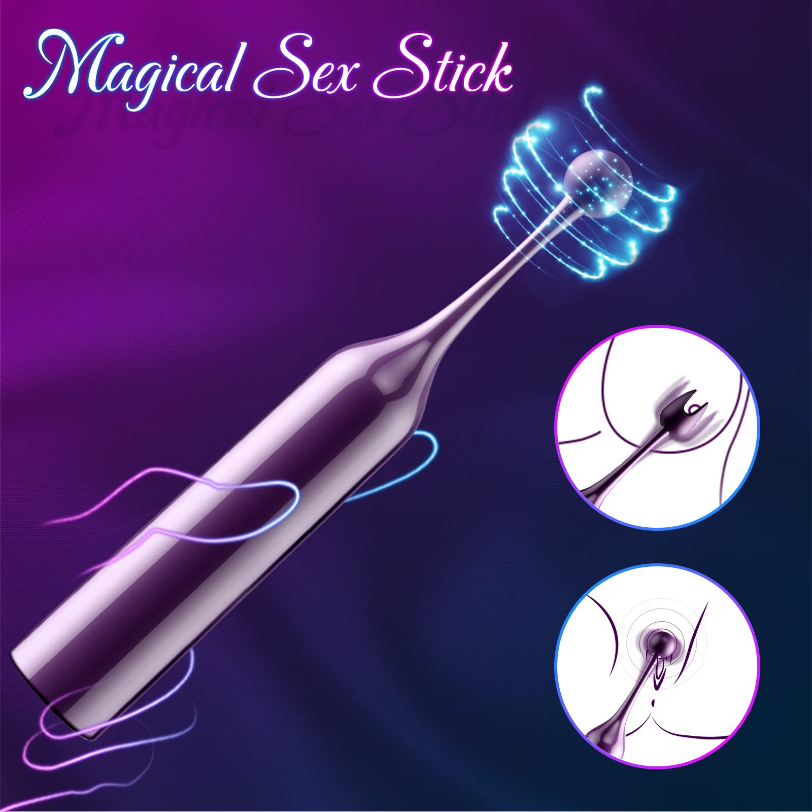 Clitoral Vibrator Sex Stimulator Toy for Women Pleasure, Precision Targeted Nipple Clip Mini Anal Clit Bullet Vibrator with 10 Powerful Vibrations, Rechargeable Quiet Female Adult Toy…