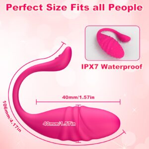 Sex Toys Thrusting Dildo Vibrator - Remote Control G Spot Vibrator Adult Toys, Wearable Panty Couple Vibrator with APP Control & 9 Thrusting & Vibrating Modes, Adult Sex Toys & Games for Women Couples