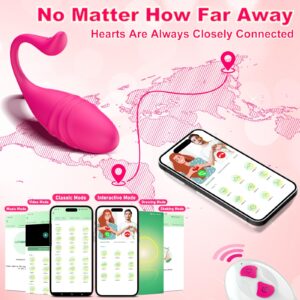 Sex Toys Thrusting Dildo Vibrator - Remote Control G Spot Vibrator Adult Toys, Wearable Panty Couple Vibrator with APP Control & 9 Thrusting & Vibrating Modes, Adult Sex Toys & Games for Women Couples