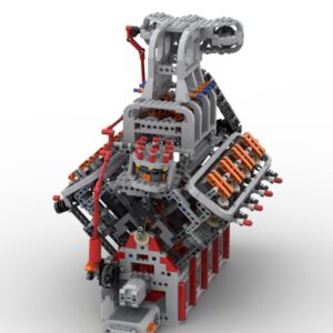 FILONA V8 Engine Building Kit That Runs, OHV V8 General Motors Engine Building Blocks Set for Kids & Adults, MOC Motors Construction Toy (2106+ Pieces