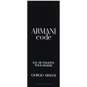 Giorgio Armani Code Eau de Toilette Spray for Men, 0.5 Ounce