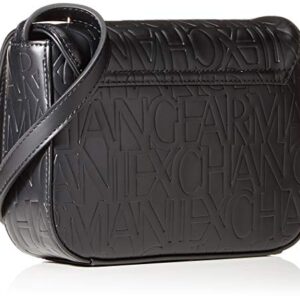 A|X ARMANI EXCHANGE womens Liz - Small Strap Shoulder Bag, Neroblack, One Size US