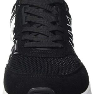 A|X ARMANI EXCHANGE AX Men's Colorblock Fashion Sneakers, Black, 8