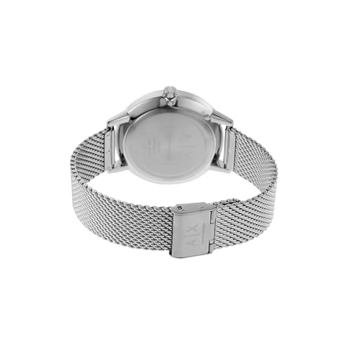 A｜X ARMANI EXCHANGE Men's Multifunction Silver-Tone Stainless Steel Mesh Band Watch (Model: A|X2714)