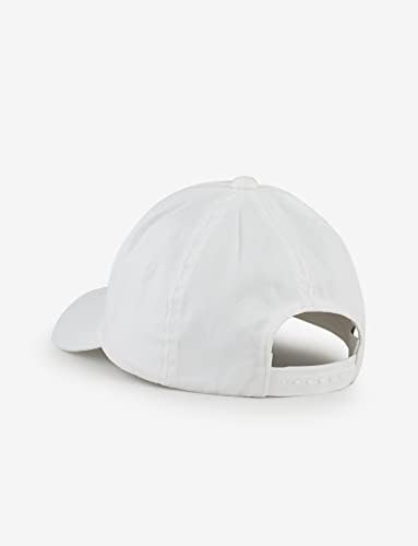 A | X ARMANI EXCHANGE Men's Logo Baseball Hat, White, One Size