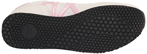 A | X ARMANI EXCHANGE Women's AX Rio Logo Sneakers, Opt. White + Lilac, 11