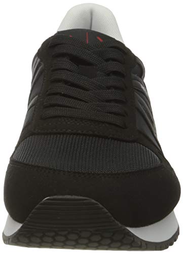 A|X Armani Exchange Men's Low-top Sneakers, Black, 13