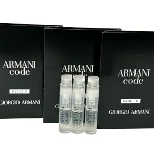 GIORGIO ARMANI Men ARMANI CODE PARFUM Sample Spray Perfume 1.2ml /.04 oz - 3 PCS set