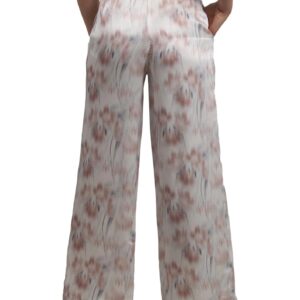 A｜X ARMANI EXCHANGE Women's Print Pants, Opt. White Secret Garden, 14