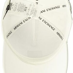 A|X ARMANI EXCHANGE Basics by Armani Hat, White, One Size