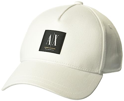 A|X ARMANI EXCHANGE Basics by Armani Hat, White, One Size