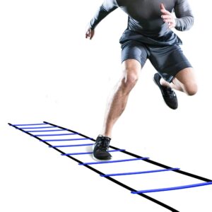 ghb pro agility ladder agility training ladder speed 12 rung 20ft with carrying bag