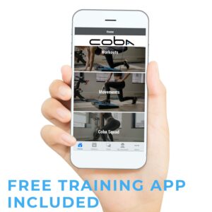 COBA Board GLUTE Trainer - Full Home Workout System, Core & Booty Exercise Machine, Portable Home Gym Resistance Band Full Body Trainer