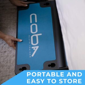 COBA Board GLUTE Trainer - Full Home Workout System, Core & Booty Exercise Machine, Portable Home Gym Resistance Band Full Body Trainer