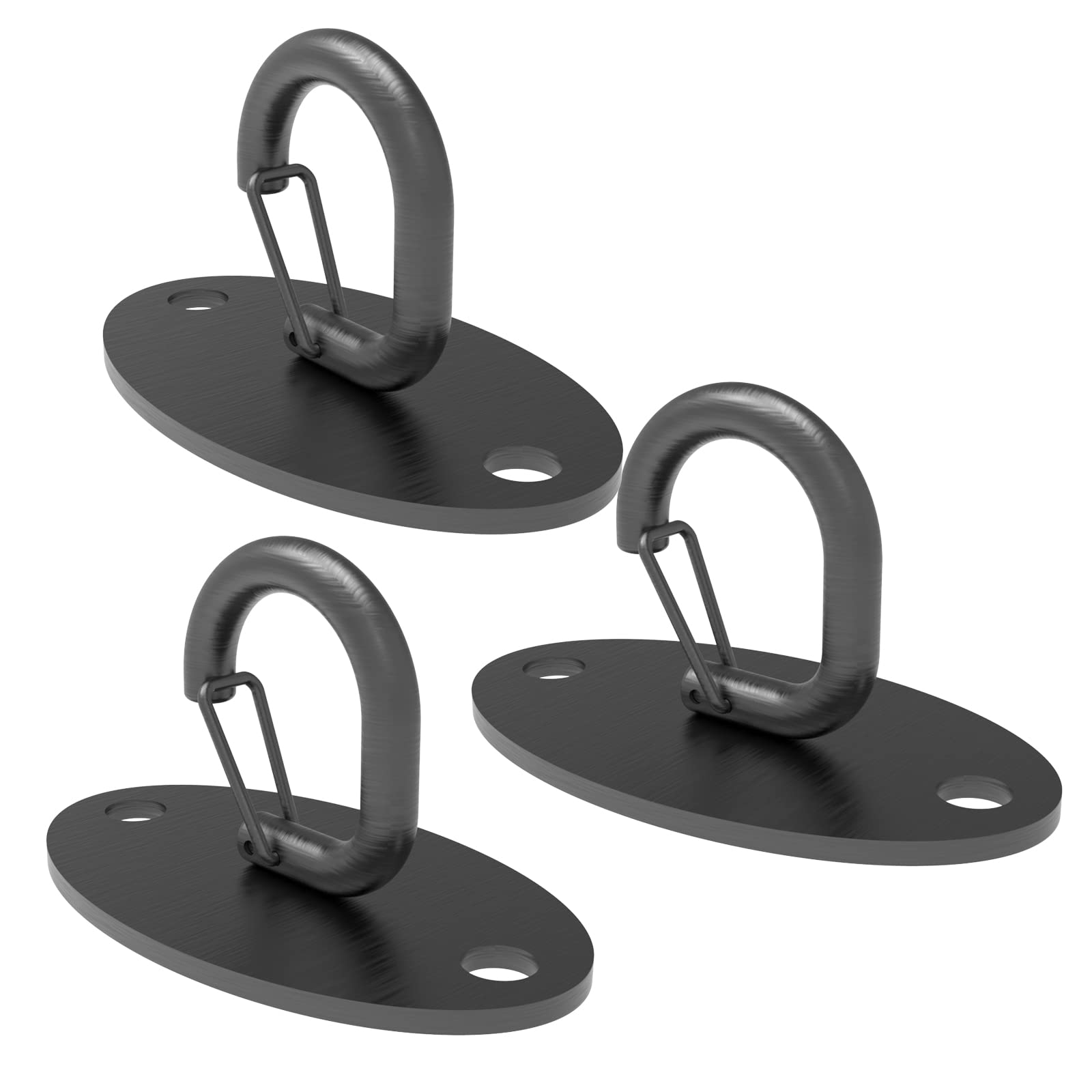 FITKIT Wall Mount 3 Anchors for Resistance Bands, Space Saving Workout Hooks for Strength Training, Home Gym Anchors for Physical Therapy Exercise, 3PCS (3 anchors)