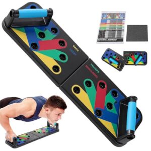 Pro Deals Push Up Board 9 in 1 Strength Training Equipment | Professional Home Workout Push Up Fitness Stand For Floor | Multi-functional Push Up Board for Men | Portable Gym For Chest, Abdominal,