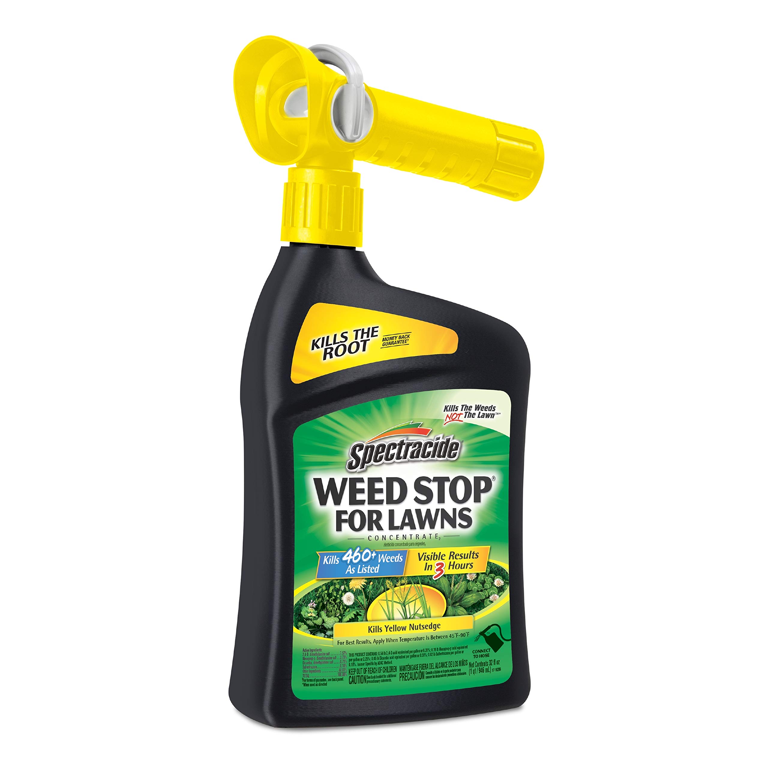 Spectracide Lawn Weed Killer (32 oz) + Cutter Backyard Bug Control Spray Concentrate (32 fl oz)