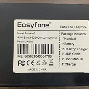 Easyfone T6 4G Picture Button Cell Phone for Seniors and Kids | Easy-to-Use | Clear Sound | Easy Charging Dock | SOS Button | SIM Card Included | Good for Dementia, Alzheimer's and Kids (T6)