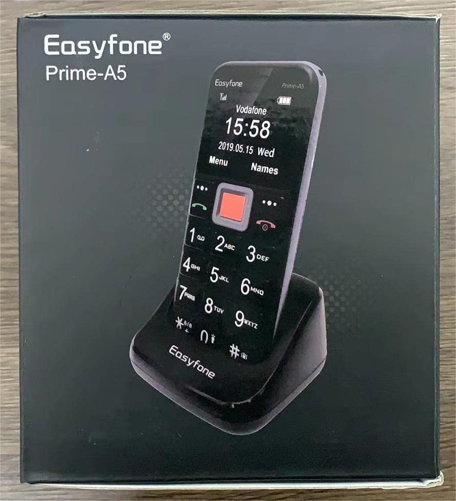 Easyfone T6 4G Picture Button Cell Phone for Seniors and Kids | Easy-to-Use | Clear Sound | Easy Charging Dock | SOS Button | SIM Card Included | Good for Dementia, Alzheimer's and Kids (T6)