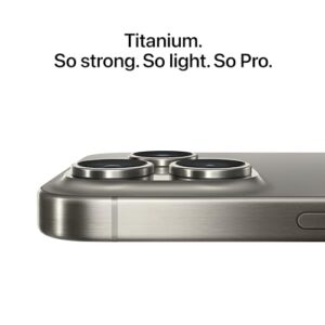 Boost Infinite iPhone 15 Pro (128 GB) — Natural Titanium [Locked]. Requires unlimited plan starting at $60/mo.