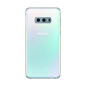 Samsung Galaxy S10e (128GB, 6GB) 5.8" AMOLED, Snapdragon 855, 4G LTE Fully Unlocked (AT&T, Verizon, T-Mobile, GoogleFi) G970U (Fast Car Charger Bundle, Prism White)