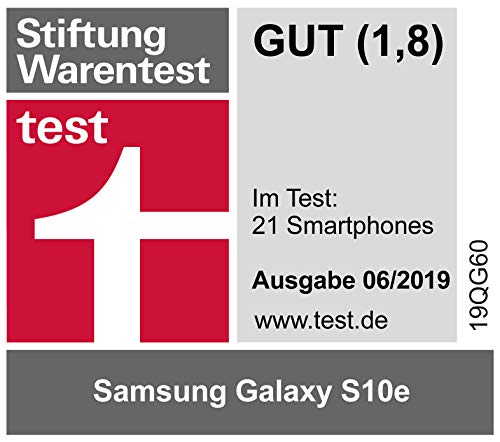 Samsung Galaxy S10e (128GB, 6GB) 5.8" AMOLED, Snapdragon 855, 4G LTE Fully Unlocked (AT&T, Verizon, T-Mobile, GoogleFi) G970U (Fast Car Charger Bundle, Prism White)