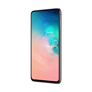 Samsung Galaxy S10e (128GB, 6GB) 5.8" AMOLED, Snapdragon 855, 4G LTE Fully Unlocked (AT&T, Verizon, T-Mobile, GoogleFi) G970U (Fast Car Charger Bundle, Prism White)