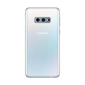 Samsung Galaxy S10e (128GB, 6GB) 5.8" AMOLED, Snapdragon 855, 4G LTE Fully Unlocked (AT&T, Verizon, T-Mobile, GoogleFi) G970U (Fast Car Charger Bundle, Prism White)