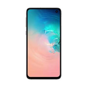 Samsung Galaxy S10e (128GB, 6GB) 5.8" AMOLED, Snapdragon 855, 4G LTE Fully Unlocked (AT&T, Verizon, T-Mobile, GoogleFi) G970U (Fast Car Charger Bundle, Prism White)